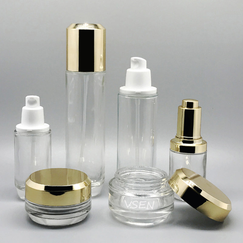 化妆品包装瓶子 希思黎化妆品套装瓶子 亮金化妆(图6)